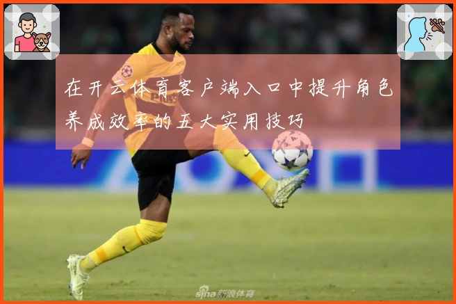 在开云体育客户端入口中提升角色养成效率的五大实用技巧